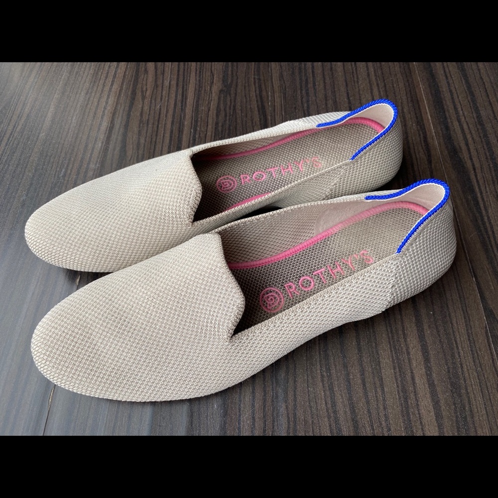 Rothy’s Linen Double Stitch Loafers | Size 9.5